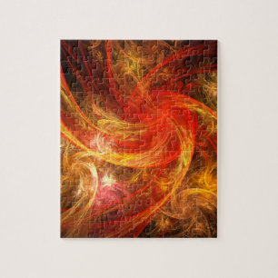 Quebra-cabeça Firestorm Nova Abstrato Art