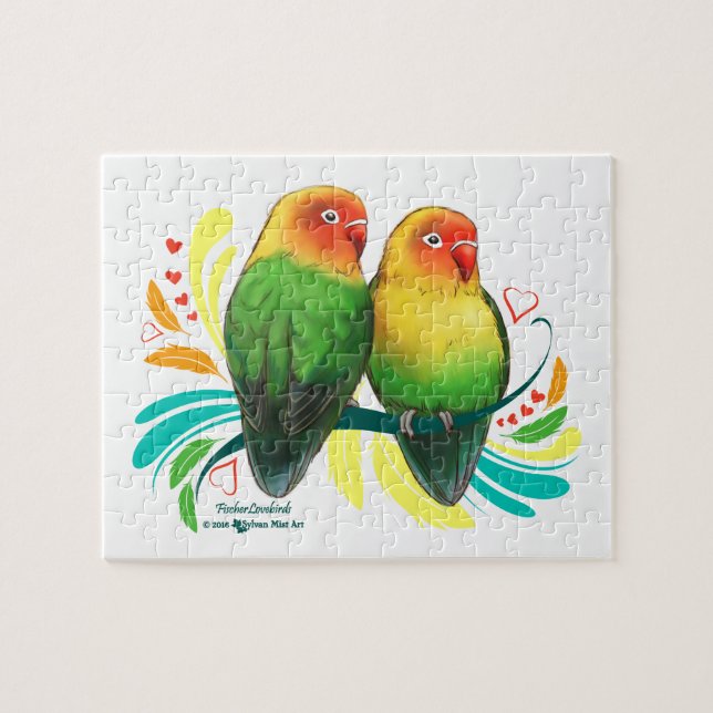 Quebra-cabeça Fischer Lovebird (Horizontal)