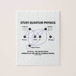 Quebra-cabeça Física de quantum do estudo você pode fazer cois