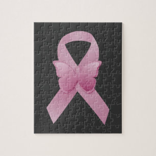 Quebra-cabeça Fita cor-de-rosa da consciência