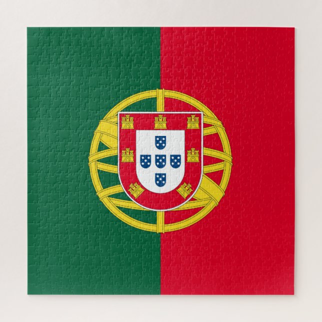Quebra-cabeça Flag of Portugal for Day of Portugal holiday (Vertical)