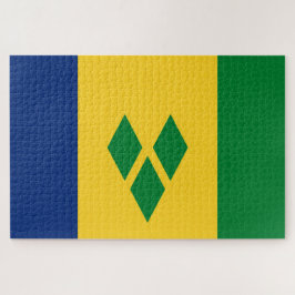 Quebra-cabeça Flag of Saint Vincent and the Grenadines