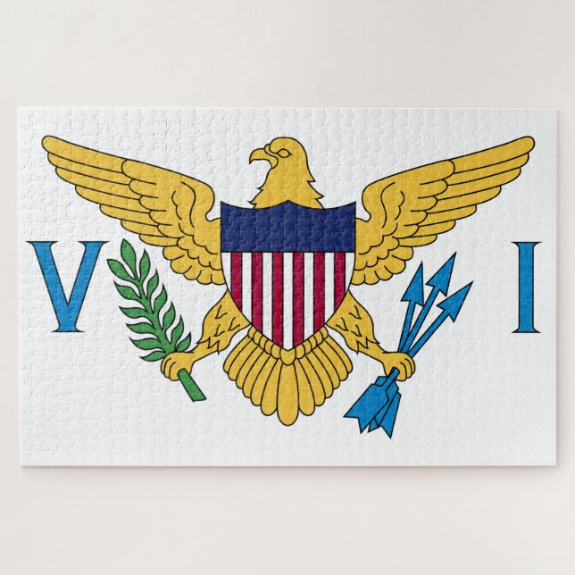 Quebra-cabeça Flag of the United States Virgin Islands (Horizontal)