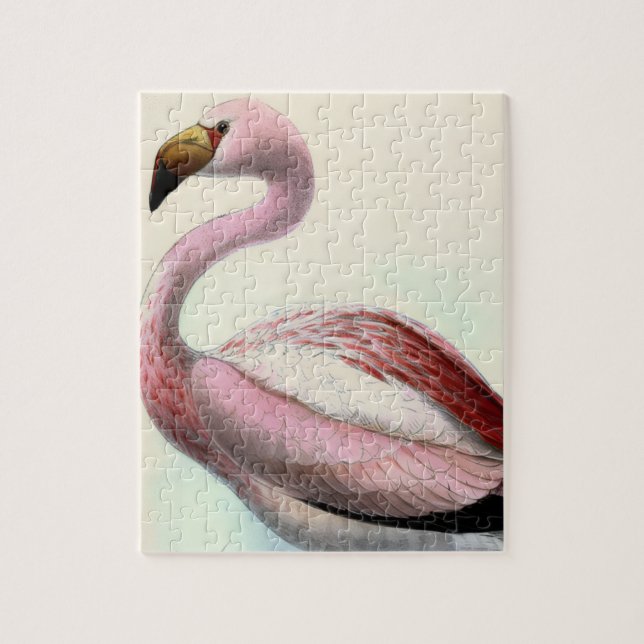 Quebra-cabeça Flamingo Antigo (Vertical)