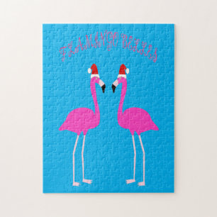 Quebra-cabeça Flamingos Lésbicas de Natal Belles Flamingo