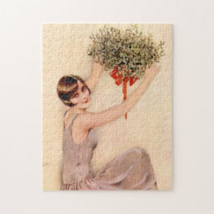 Quebra-cabeça Flapper com Mistletoe