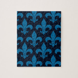 Quebra-cabeça Fleur de lis Pattern francês
