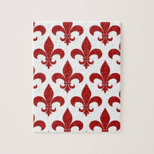Quebra-cabeça Fleur de lis Pattern francês
