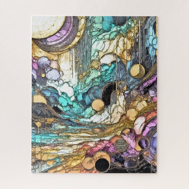 Quebra-cabeça Fliesender Goldfluss  (Vertical)