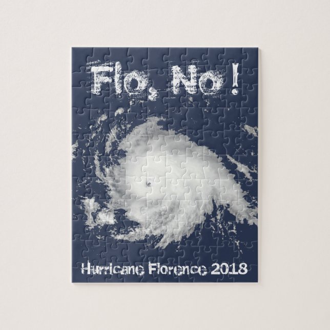Quebra-cabeça Flo, Não! Furacão Florence 2018 (Vertical)
