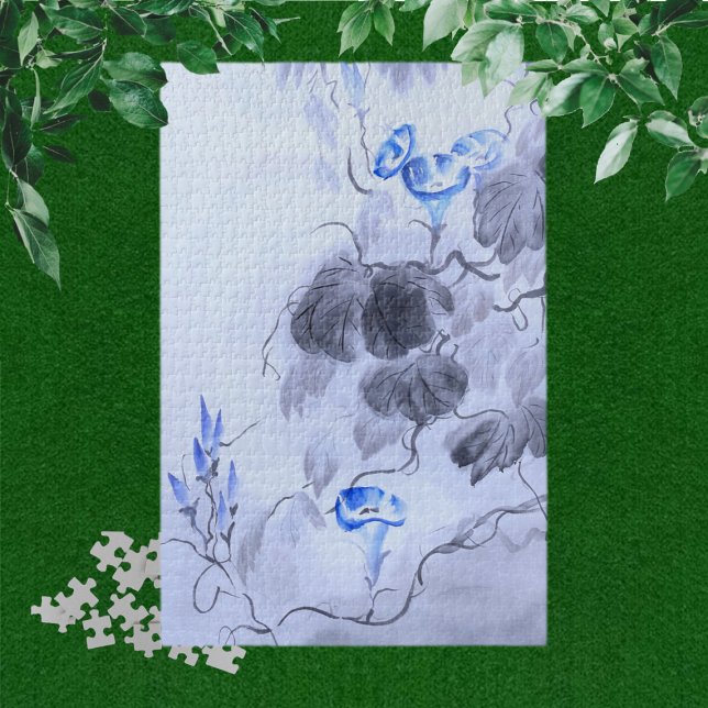 Quebra-cabeça Flor Azul (Criador carregado)