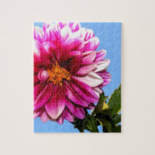 Quebra-cabeça Flor cor-de-rosa brilhante