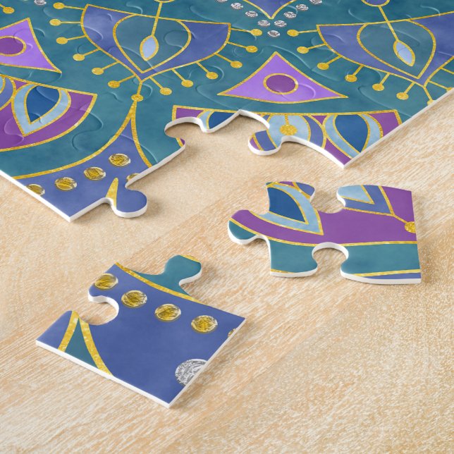 Quebra-cabeça Flor Da Vida - Estilo De Mandala Índia 1 (Lateral)