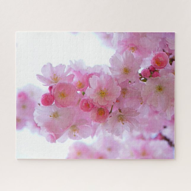 Quebra-cabeça Flor de Árvore de Cereja Japonês (Horizontal)