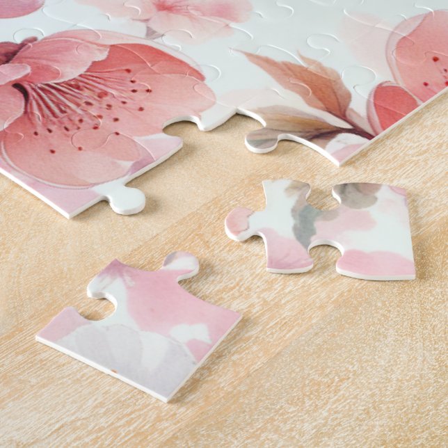 Quebra-cabeça Flor de Cerejeira (Lateral)