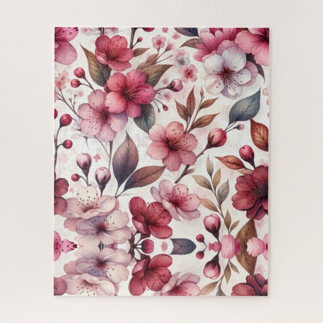 Quebra-cabeça Flor de Cerejeira (Vertical)