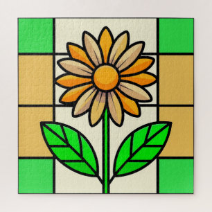 Quebra-cabeça Flor de vidro contida