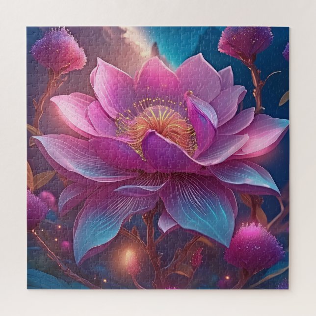 Quebra-cabeça Flor Eetérea Encantadora (Vertical)