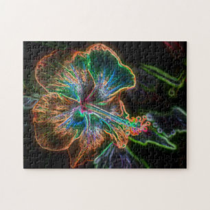 Quebra-cabeça Flor Elétrica Hibiscus Nº 2