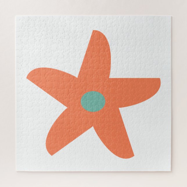 Quebra-cabeça Flor Engraçado (Vertical)