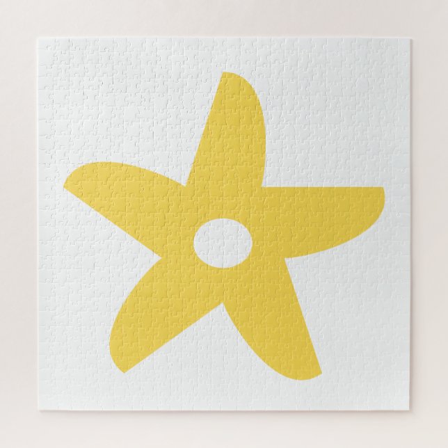 Quebra-cabeça Flor Engraçado (Vertical)