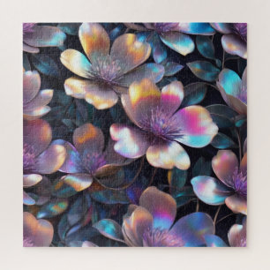 Quebra-cabeça Flor Holográfico