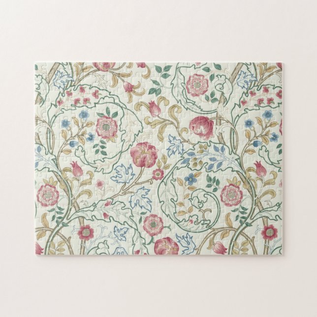 Quebra-cabeça Flor, Padrão Floral, William Morris (Horizontal)