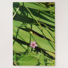 Quebra-cabeça Flor rosa Fotografia Botânica Verde Gráfico