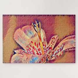 Quebra-cabeça Flor Tigre