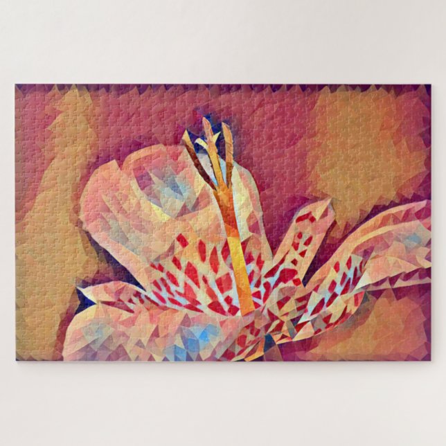 Quebra-cabeça Flor Tigre (Horizontal)