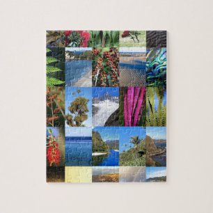 Quebra-cabeça Flora e lanscapes icónicos de Nova Zelândia