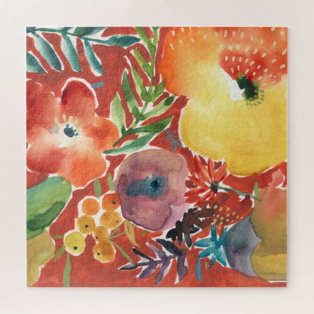 Quebra-cabeça Florais Abundantes III (Horizontal)