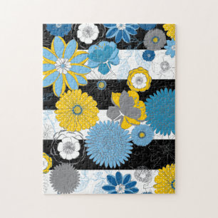 quebra-cabeça Floral 11x14 para Pessoas cegas