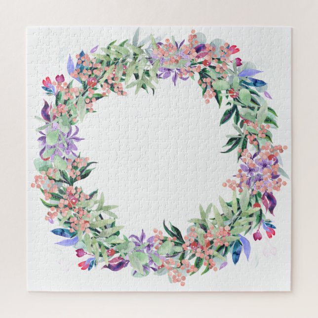 Quebra-cabeça Floral Berries Wreath (Vertical)