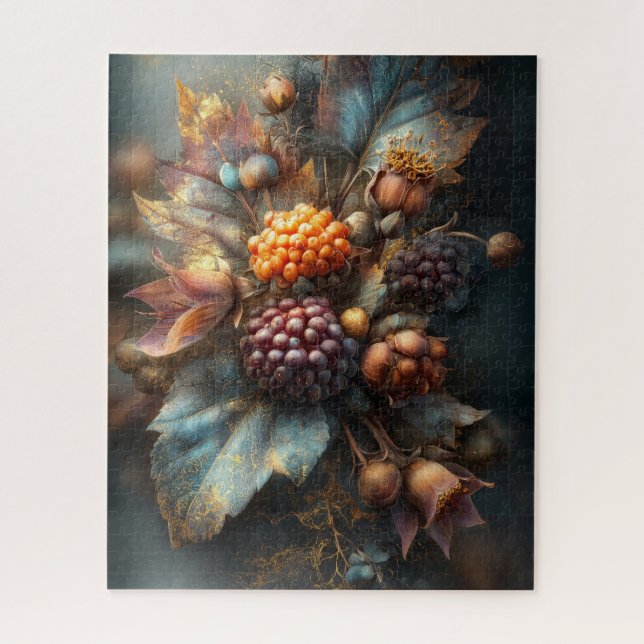 Quebra-cabeça Floral de Outono (Vertical)