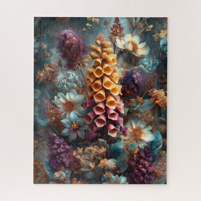 Quebra-cabeça Floral de Outono (Vertical)
