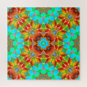 Quebra-cabeça Floral Fractal Art G410