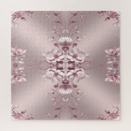 Quebra-cabeça Floral Rosa