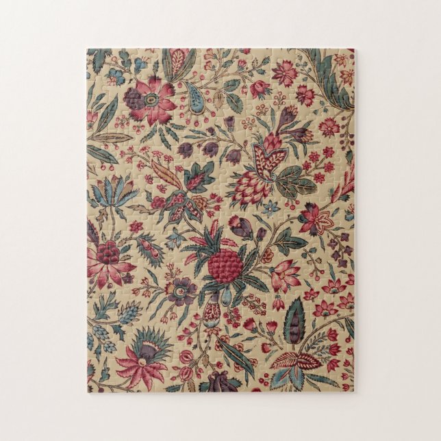 Quebra-cabeça Floral Tapeçaria Arte Flor (Vertical)