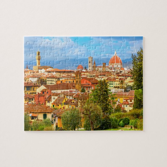 Quebra-cabeça Florence City Skyline Toscana Itália (Horizontal)
