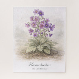 Quebra-cabeça Florens tardiva A Flor Tardia Botânica