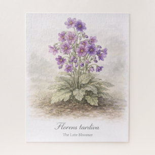 Quebra-cabeça Florens tardiva A Flor Tardia Botânica
