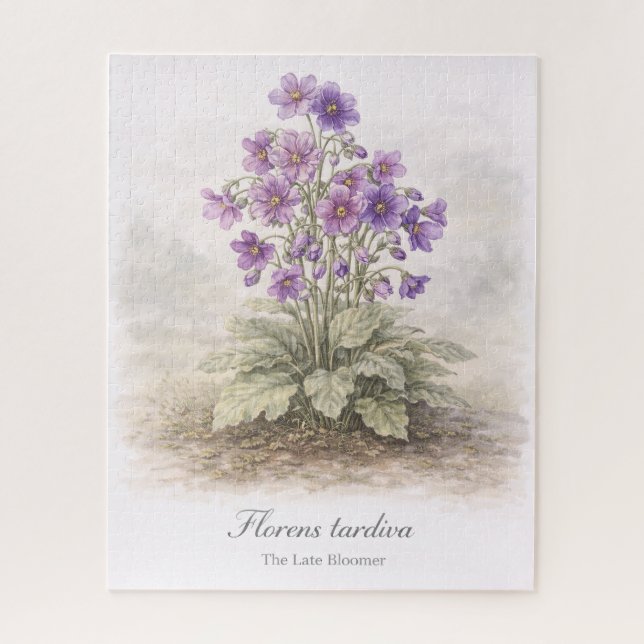 Quebra-cabeça Florens tardiva A Flor Tardia Botânica (Vertical)