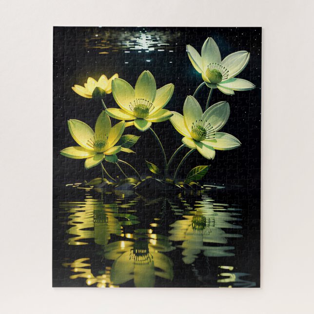 Quebra-cabeça Flores Amarelas (Vertical)