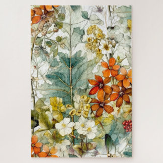 Quebra-cabeça Flores, arte natural