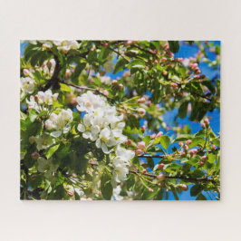 Quebra-cabeça Flores brancas naturais