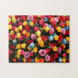 Quebra-cabeça Flores coloridas