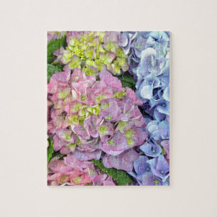 Quebra-cabeça Flores coloridas do hydrangea