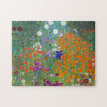 Quebra-cabeça Flores Coloridas Vintage no Jardim | Gustav Klimt<br><div class="desc">Ideal para amantes de arte e entusiastas de quebra-cabeça, este quebra-cabeça de quebra-cabeça não é apenas uma fonte de entretenimento, mas também uma bela peça decorativa. Mostre-o em sua casa ou escritório para mostrar seu apreço pelo gênio artístico do Klimt. Use as ferramentas de design para adicionar texto personalizado ou...</div>