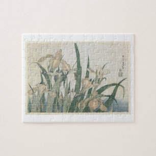 Quebra-cabeça Flores da íris e gafanhoto, c.1830-31